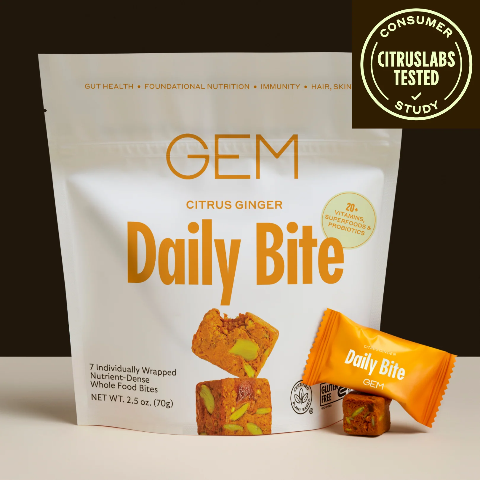 GEM Daily Bite - Citrus Ginger